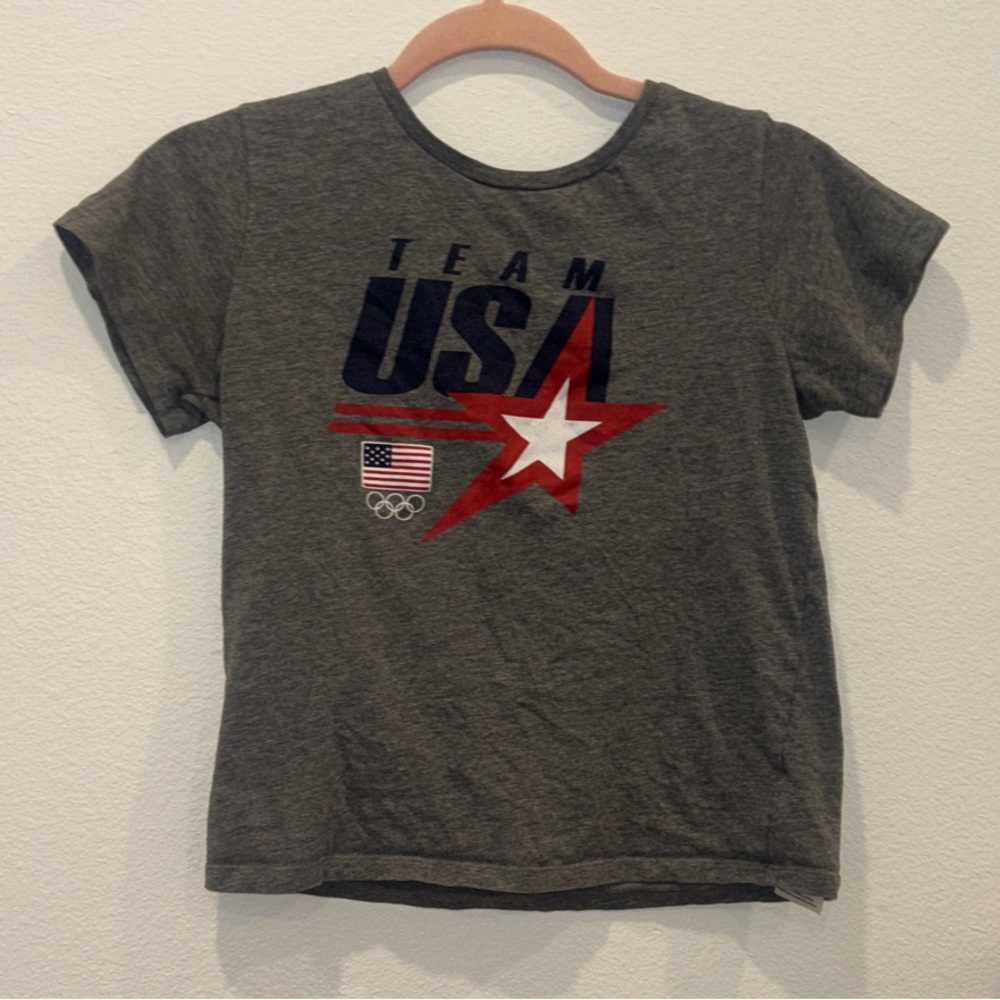 Old Navy Kids Gray Team USA Star Tee